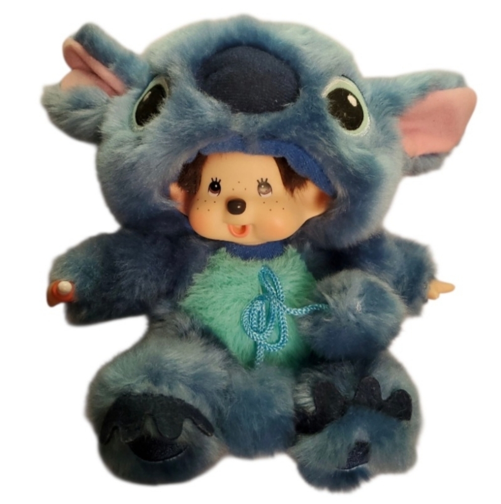 SUPER CUTE/HUGGABLE STITCH MENGQIQI/MONCHHICHI PLUSH DOLL